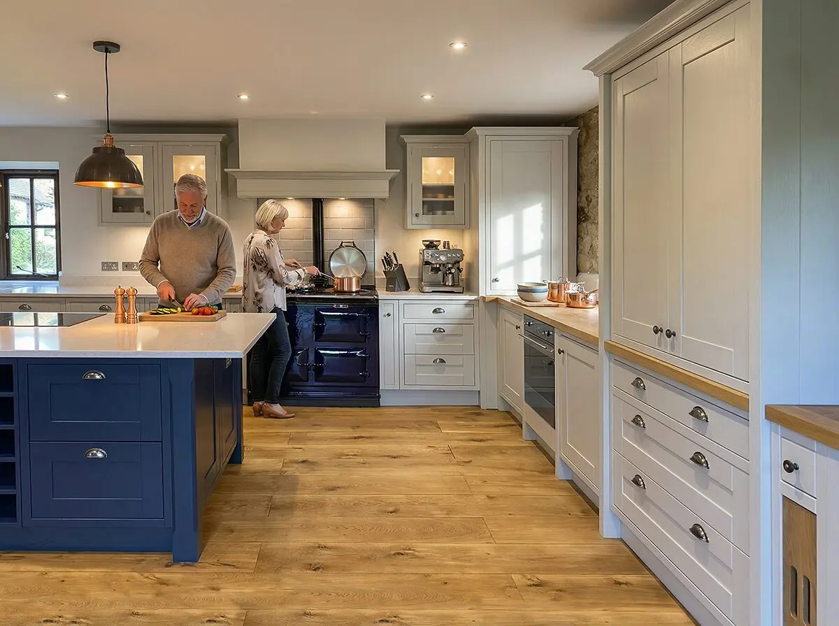 Barn Conversion Luxury Kitchen with Aga Range