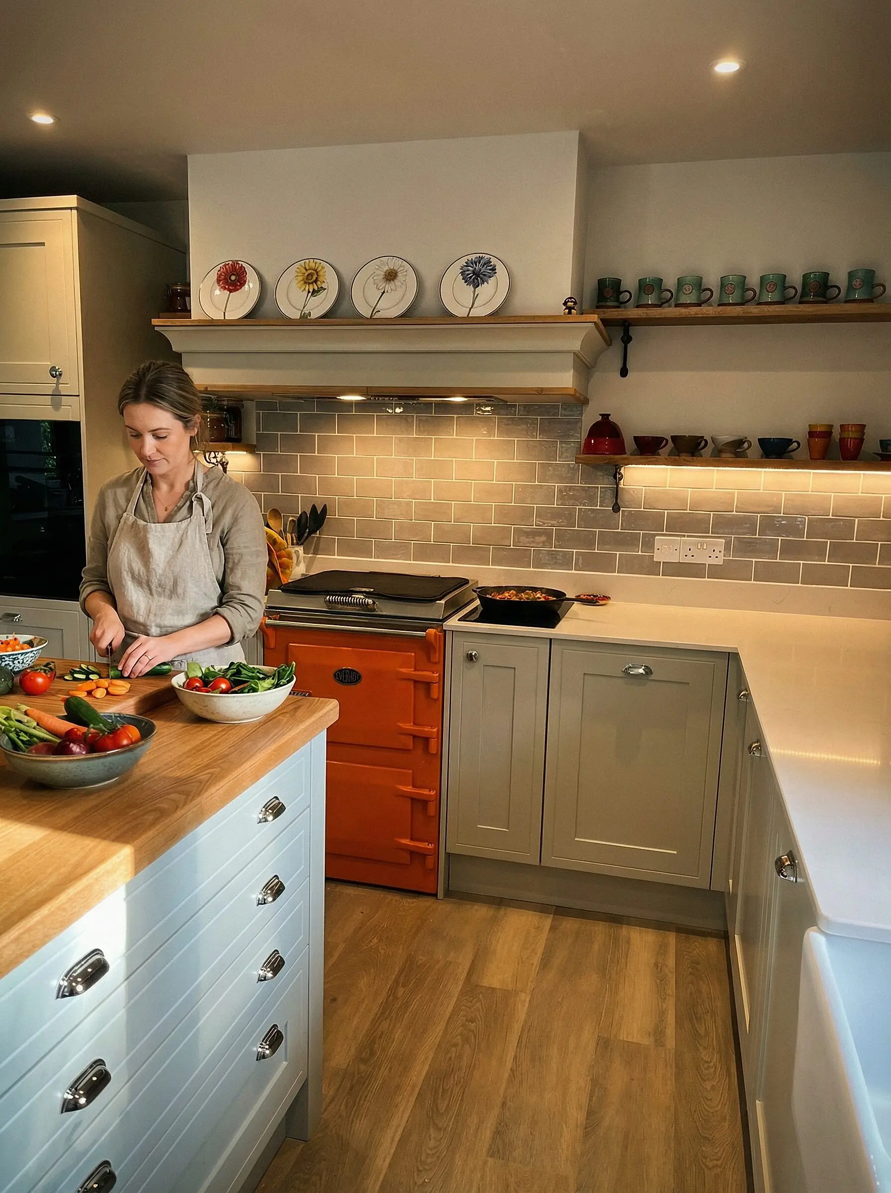 Everhot Range in striking orange